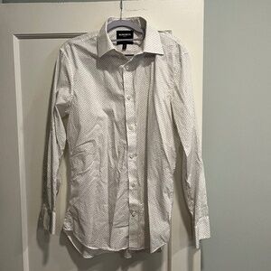 Bonobos white dress shirt with Purple Hearts